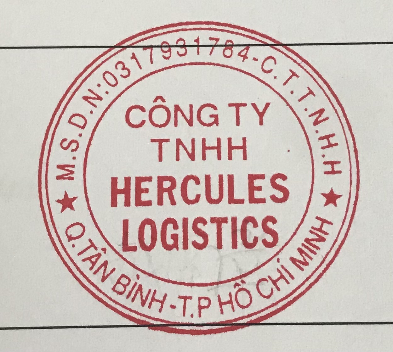 CÔNG TY TNHH HERCULES LOGISTICS VIETNAM