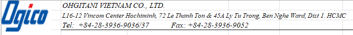 CÔNG TY TNHH OHGITANI VIỆT NAM