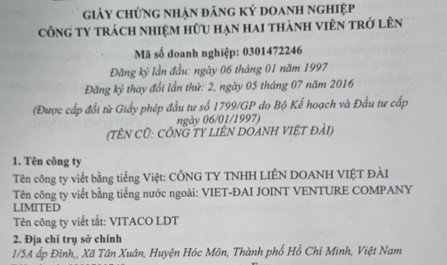 CÔNG TY TNHH LIÊN DOANH VIỆT ĐÀI