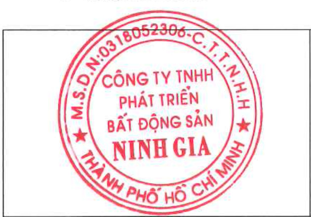 CÔNG TY TNHH PHÁT TRIỂN BẤT ĐỘNG SẢN NINH GIA